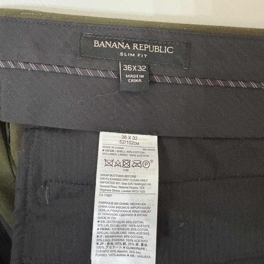 Banana Republic Forest Green Slim Fit Suit - Picture 8 of 8